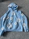 Hanorac denim tears albastru deschis