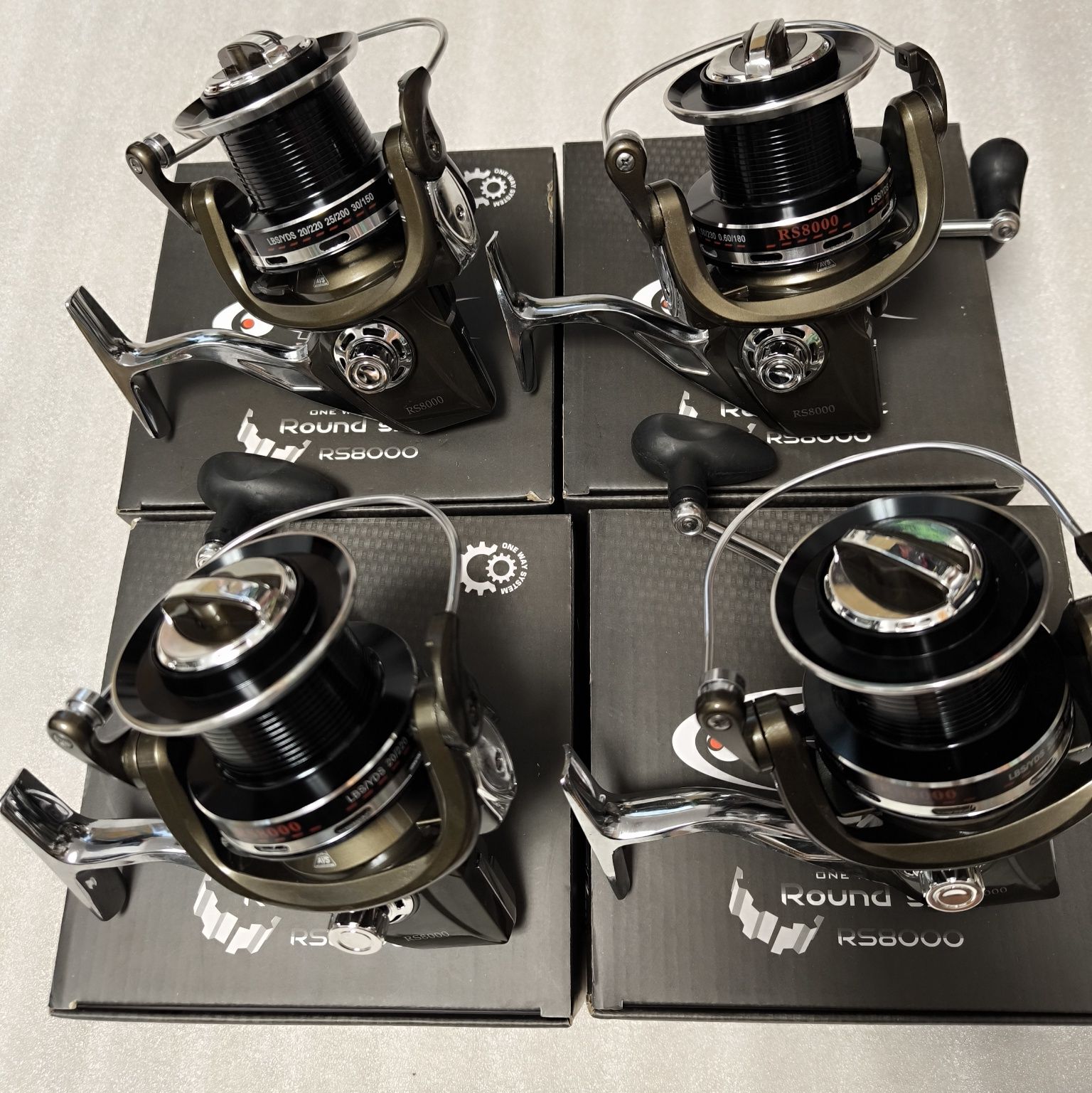SET 4 Mulinete FL RS 8000 9+1 Rulmenti