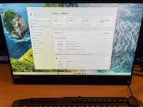 Lenovo All in One, Ecran 24, i3 14100, 32 GB RAM, SSD NVMe, ca nou