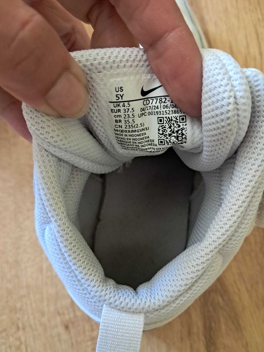 Nike, кожени кецове, размер 37.5