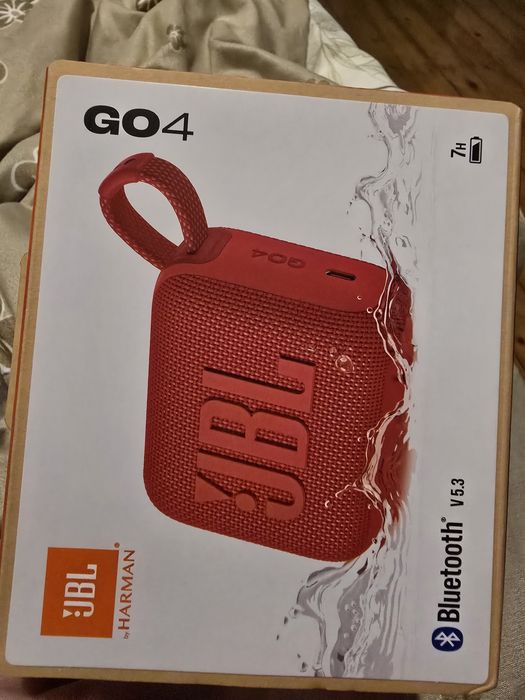 Boxa portabila JBL Go4, IP67, Bluetooth, WaterProof, SIGILATA , NOUA
