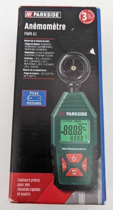 Anemometru digital Parkside