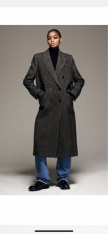 Пальто в мужском стиле Zara
