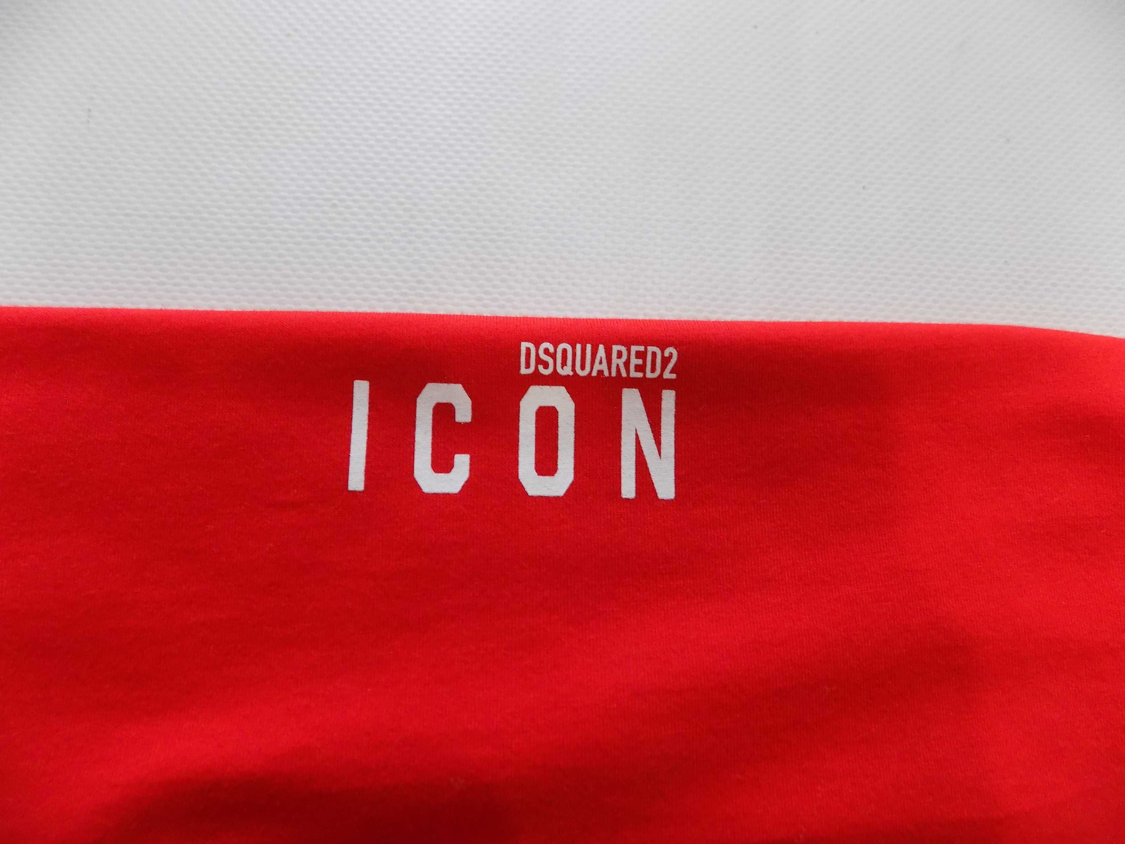 нова тениска dsquared2 icon блуза риза мъжка оригинална червена S/XL