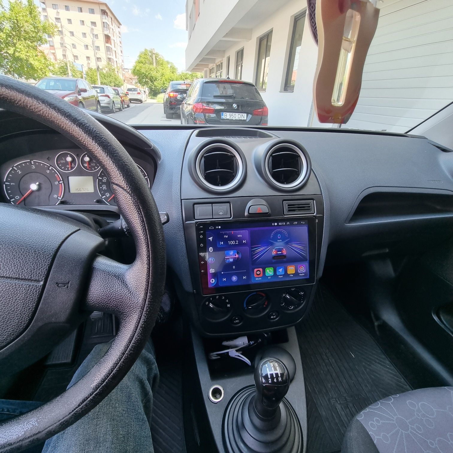 Navigatie Android Ford Fiesta Waze YouTube GPS casetofon