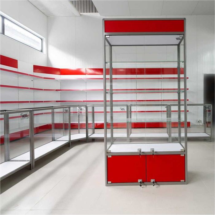 Oynaly prilavkalar, Акция, savdo uskunalari vitrinalar stellajlar