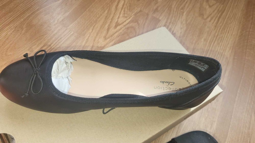 Кожени балерини Clarks