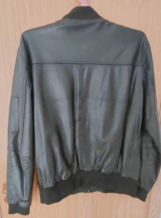 Кожен бомбър Zara естествена кожа