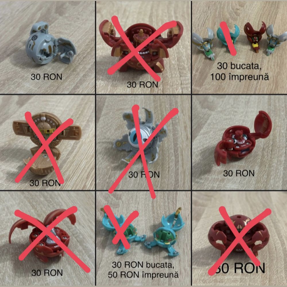 Bakugan autentici aduși din Canada
