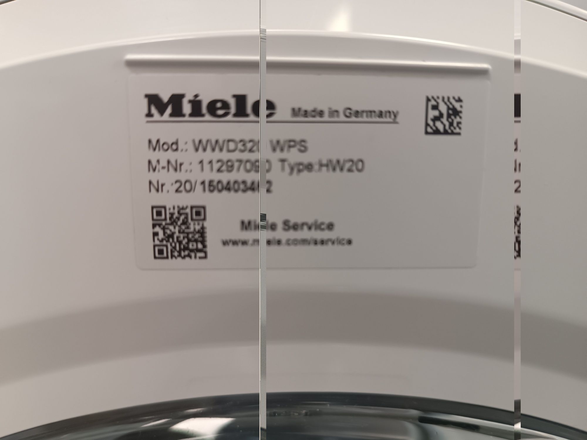 Перална машина Miele WWD320  WPS