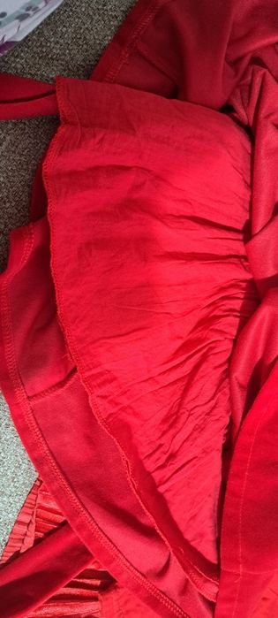 Lot rochita catifea, bluza peplum, body festiv 92