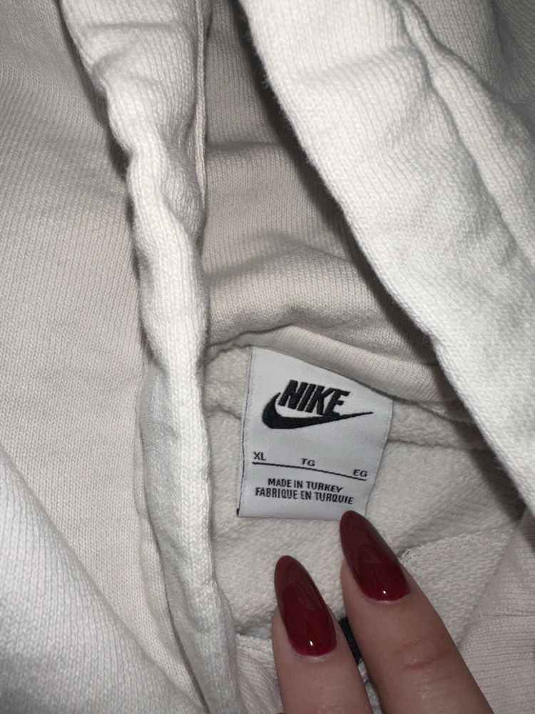 Бяло худи/блуза Nike