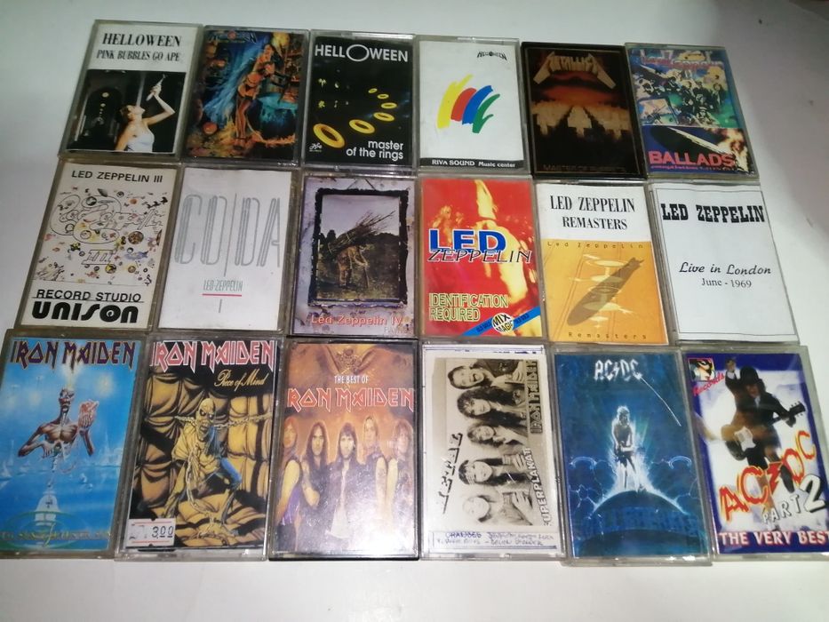 Касети с Рок и метъл изпълнители