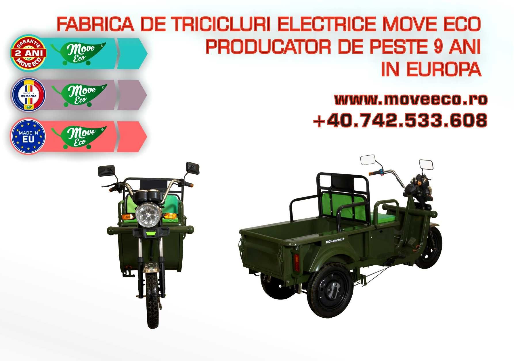Tricicluri electrice CARGO250 | Livrare oriunde in Europa