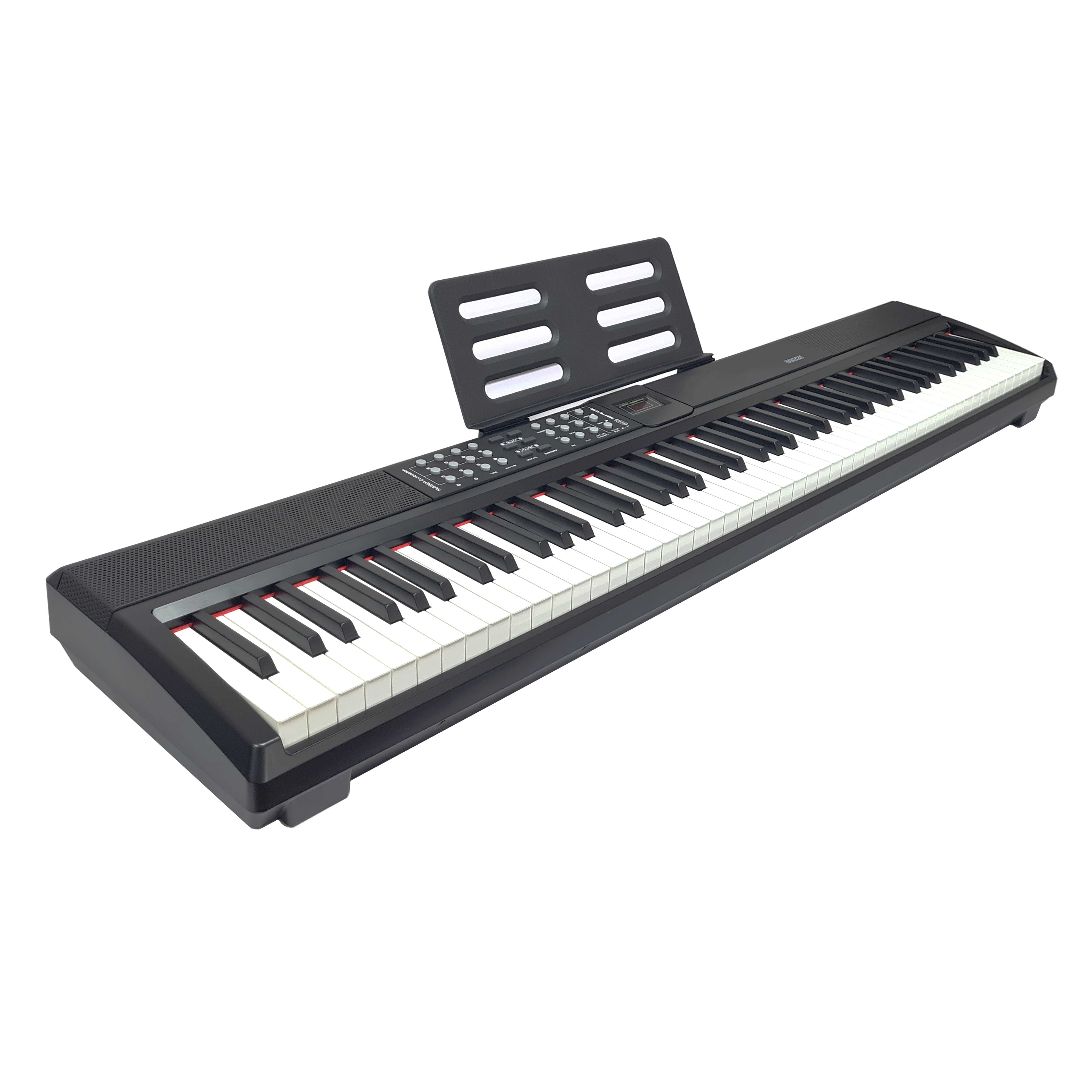 Цифровое молоточковое пианино Smart Piano 88026 черное, взвешенные