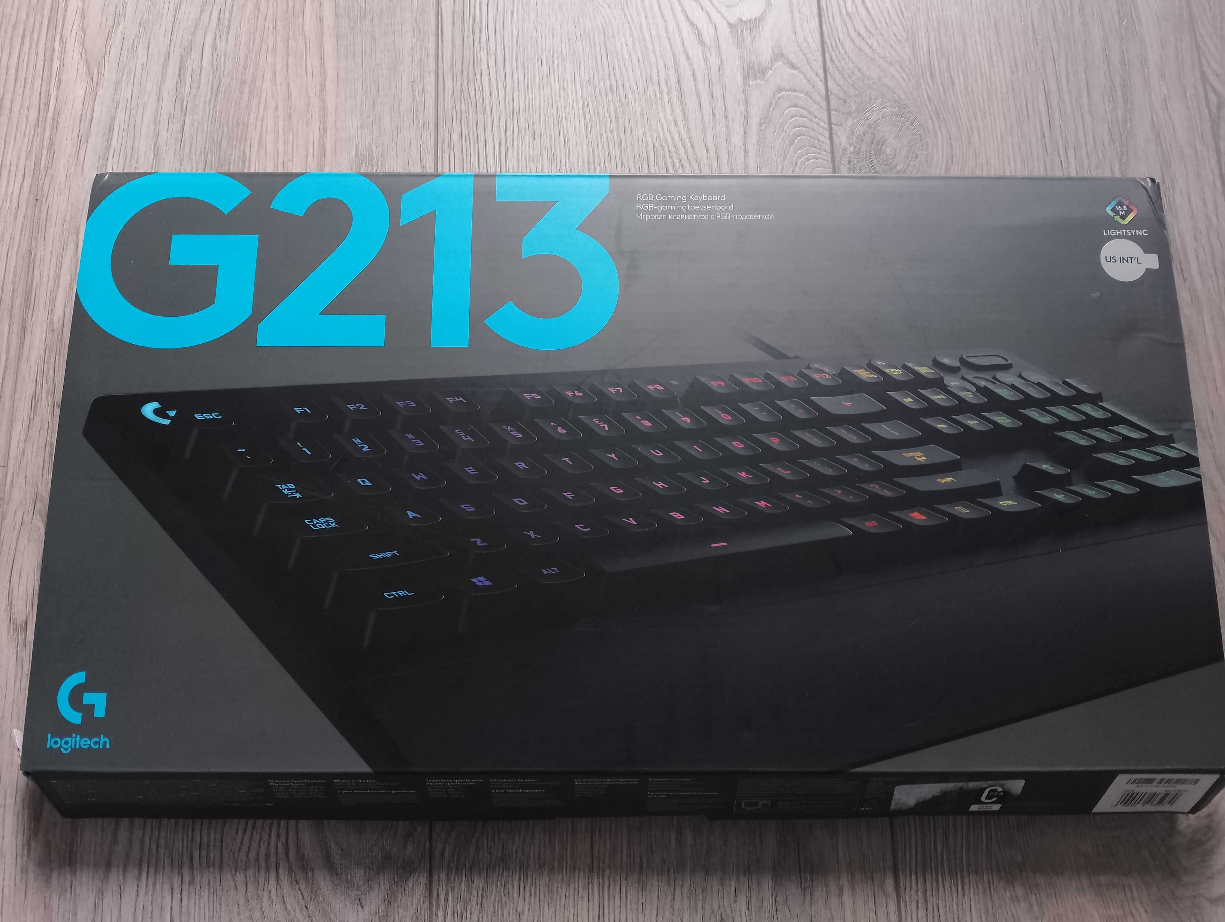 Клавиатура Logitech G213 PRODIGY RGB GAMING