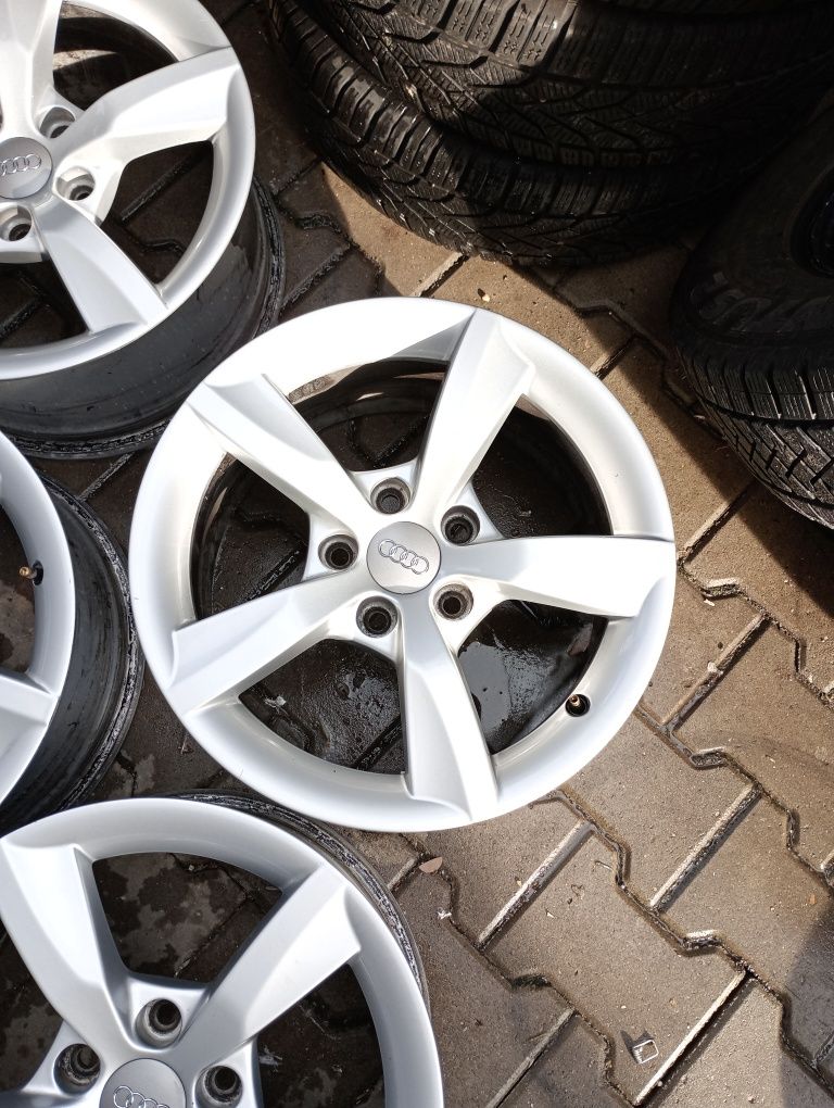 4 jante aliaj 5x112 R16 originale Audi A3 A4 A6,Q2,Q3