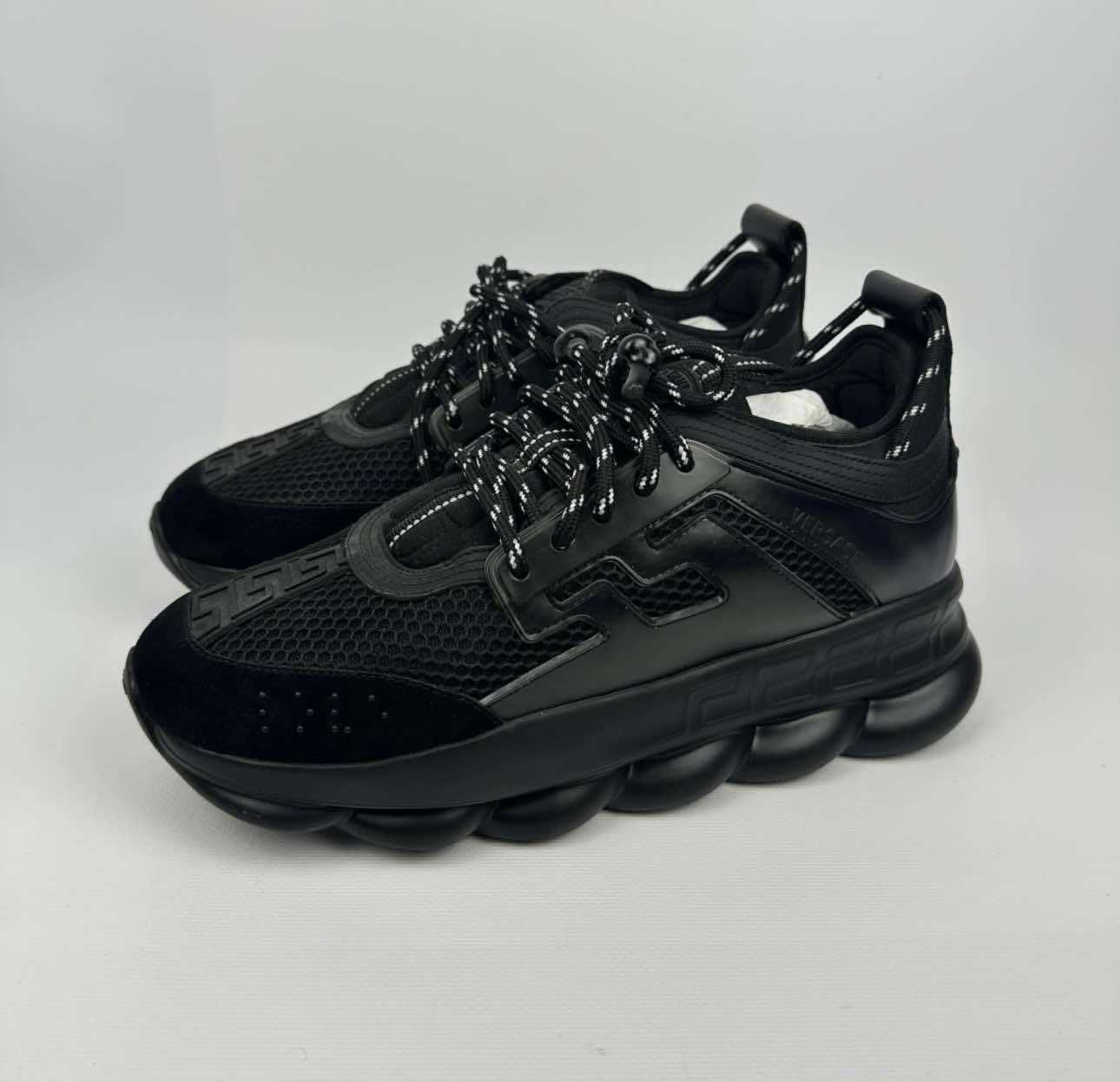 Adidasi Versace Chain Tripple Black