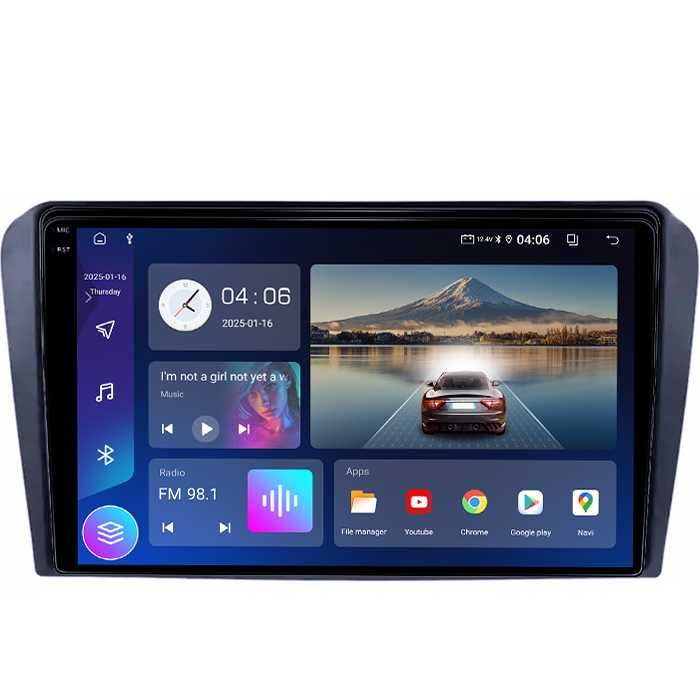 Navigatie dedicata Mazda 3 2004-2009,4GB RAM 64ROM, Android 14