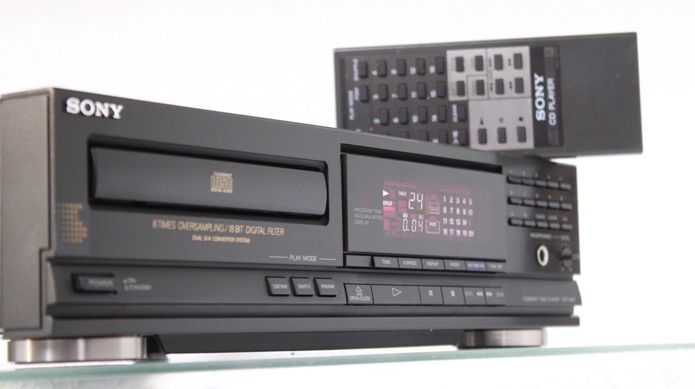Cd player Sony CDP-M49,midi,telecomanda.