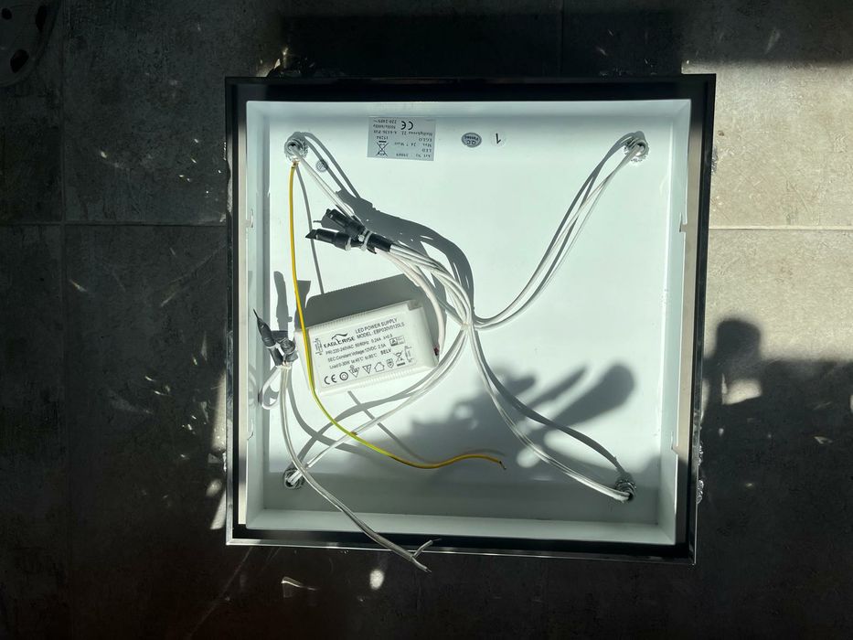 Lustra 4 leduri- cristal