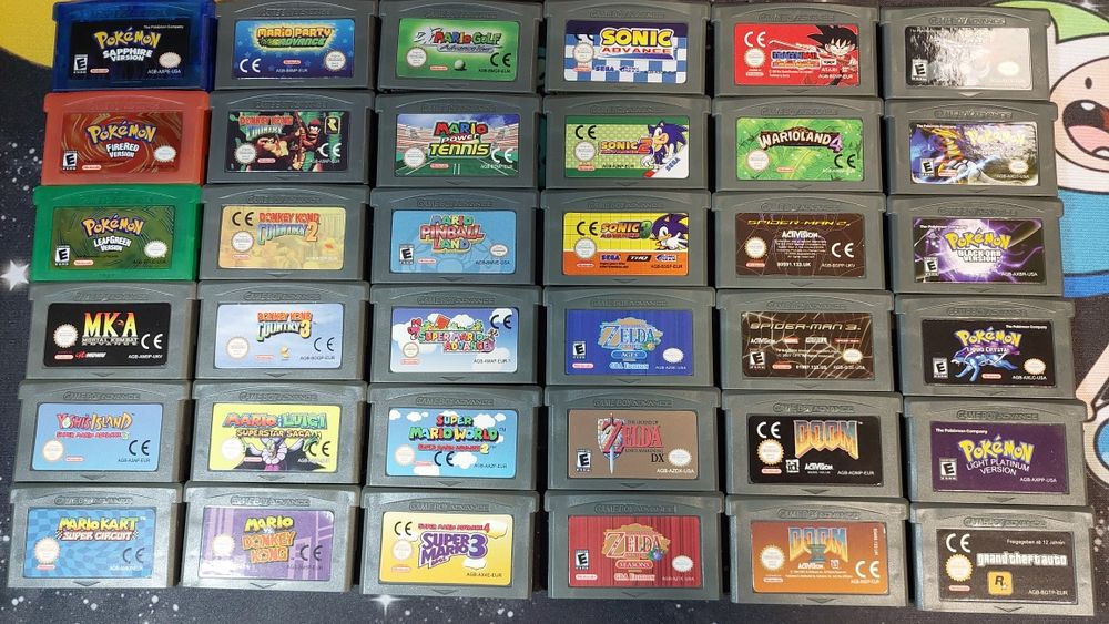 Jocuri nintendo gameboy advance pokemon  mario