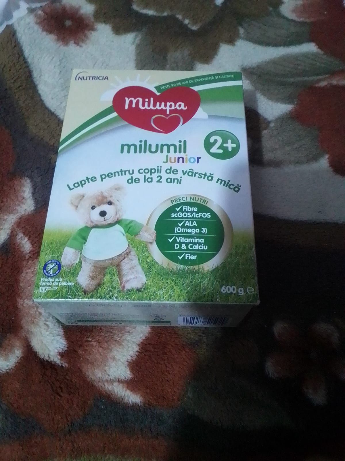 Lapte praf  pentru copii incepand de la 2 ani
