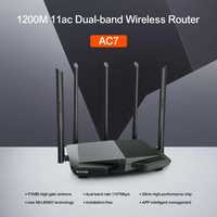 # WiFi router Tenda AC7 роутер AC1200 MU-MIMO Двухдиапазонный