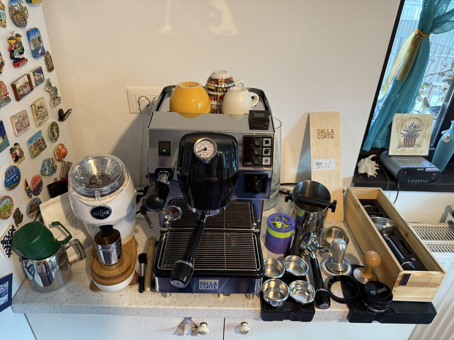 Espressor Dalla Corte mini modificat+Niche zero+accesorii(La Marzocco)