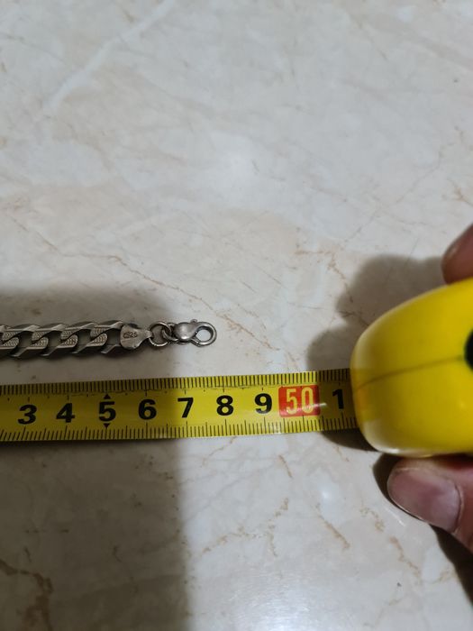 Lant argint masiv 925 italy,model gros cuban,stare perfecta,nou