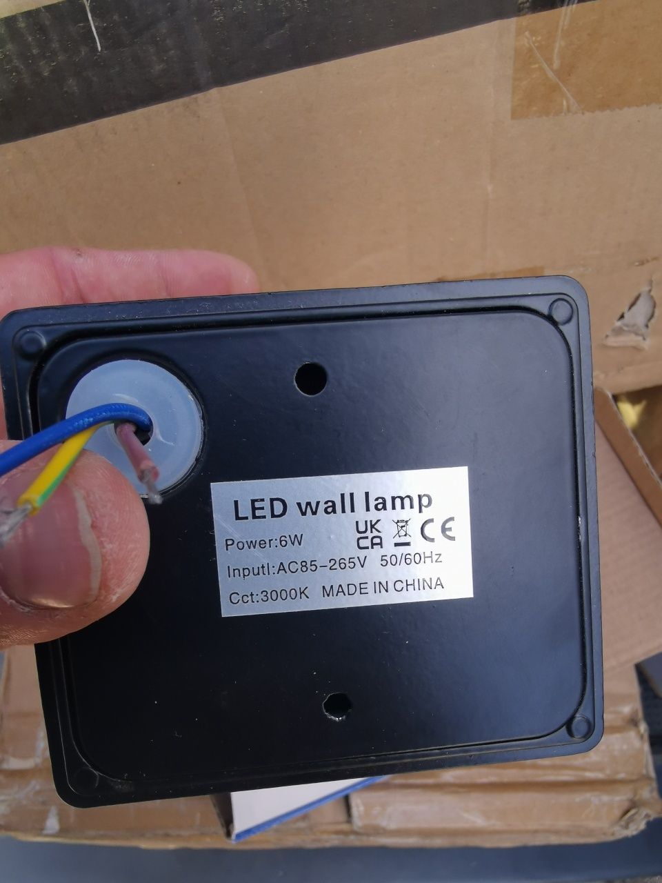 LED осветление за стена 6W IP65 насочено