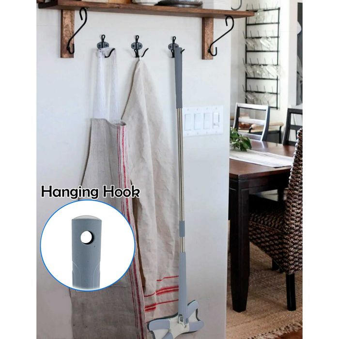 Mop Rotativ 360° cu Laveta Microfibra si Sistem Auto-Stoarcere Cap X