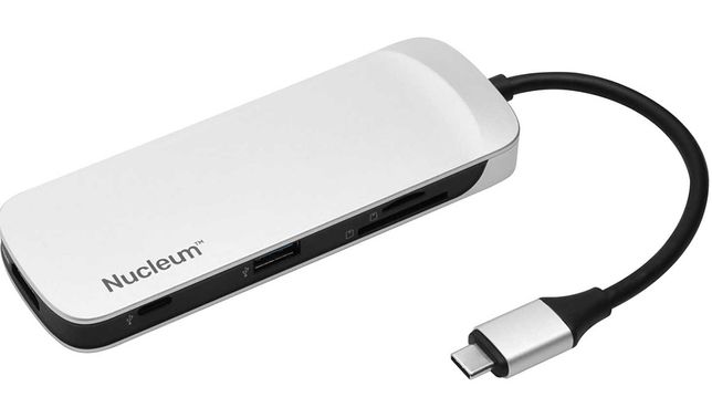 Adaptor USB C Kingston Nucleum, 7-In-1 Type-C-Adapter Hub USB 3.0
