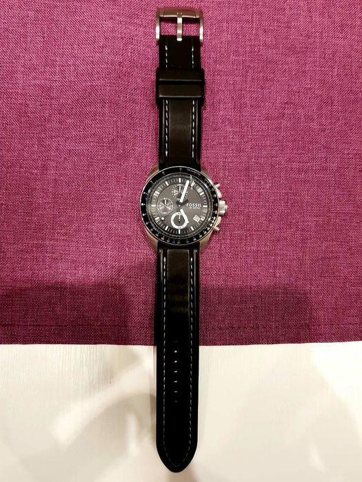 Мъжки часовник Fossil Decker 44mm , с хронометър, тахометър и дата