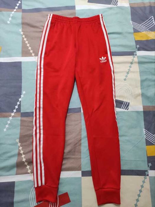 Pantaloni Rosii Adidas XS