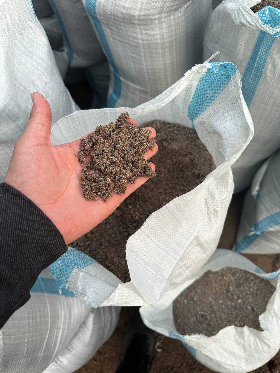 Песок Кленец Шебен Глена В мешках Tuproq Qum Klenes Sheben qopda