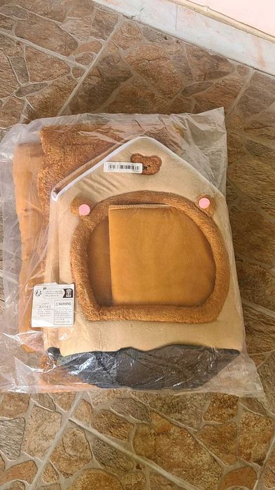 OFERTA! Casuta animale pufoasa / culcus caini si pisici Large