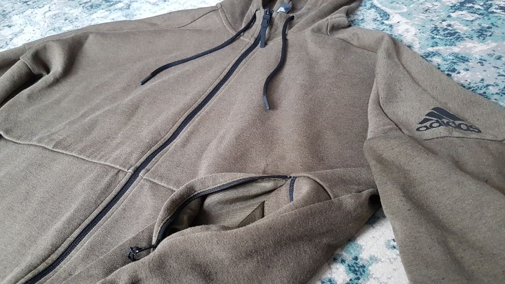 Jacheta/bluza trening/hanorac/hoodie original Adidas ZNE army L