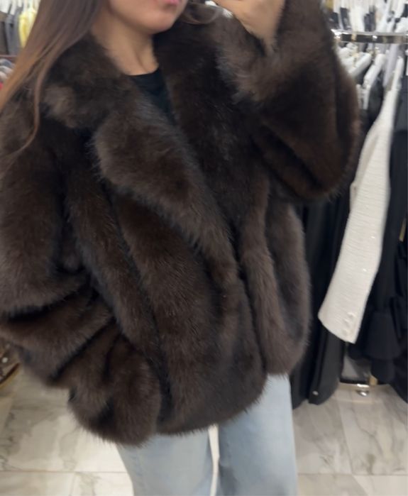 Продам эко шуба новый!