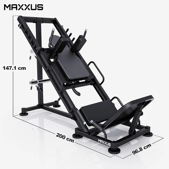 Presa picioare + hacksquat Maxxus / Functie dubla !!!