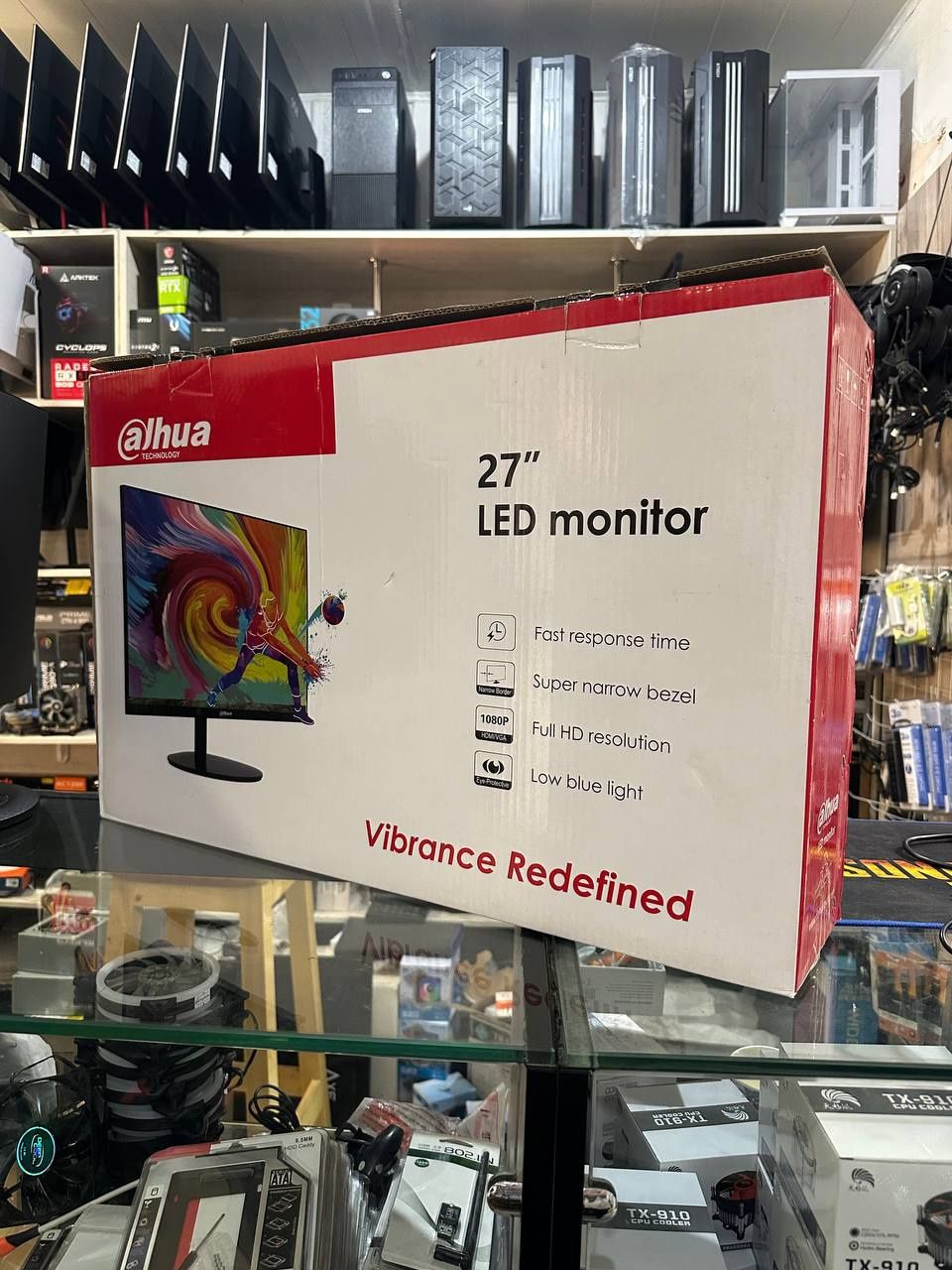 Alhua 27" Flat Monitor ! Yangi! Korobka!