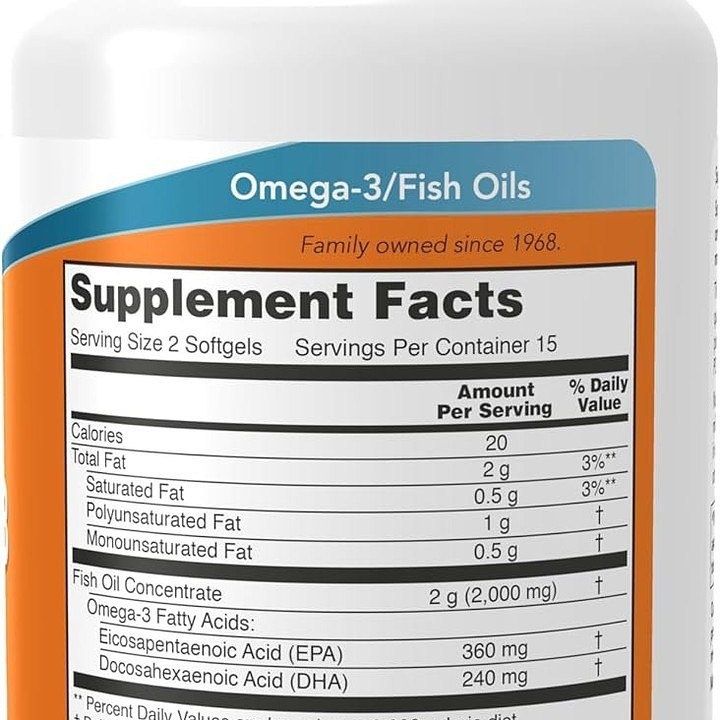 NOW Supplements, Омега-3 180 ЭПК/120 ДГК, молекулярно дистиллированная