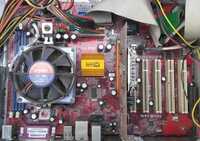 Placa de baza Socket 754, procesor AMD Sempron 3000