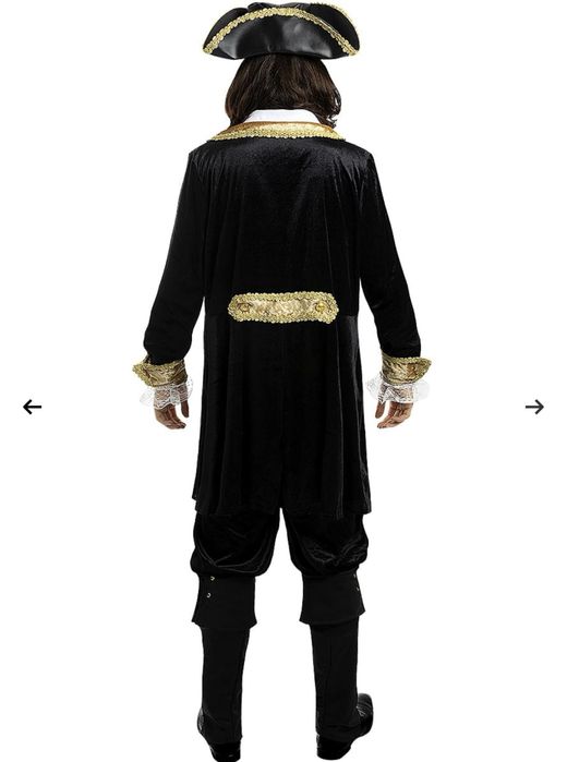 Costum de pirat Deluxe pentru bărbati - Colectie Colonial