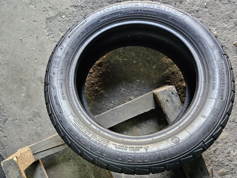 2 anvelope iarna 195 55 16 KingMeiler 7.8mm