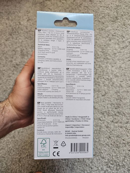 Boxa wireless bleutooth