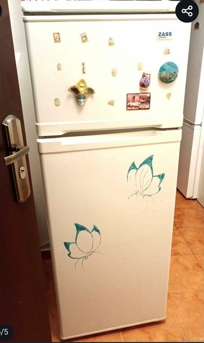 Frigider Zass, H 144 cm, adâncime 54 cm si TV