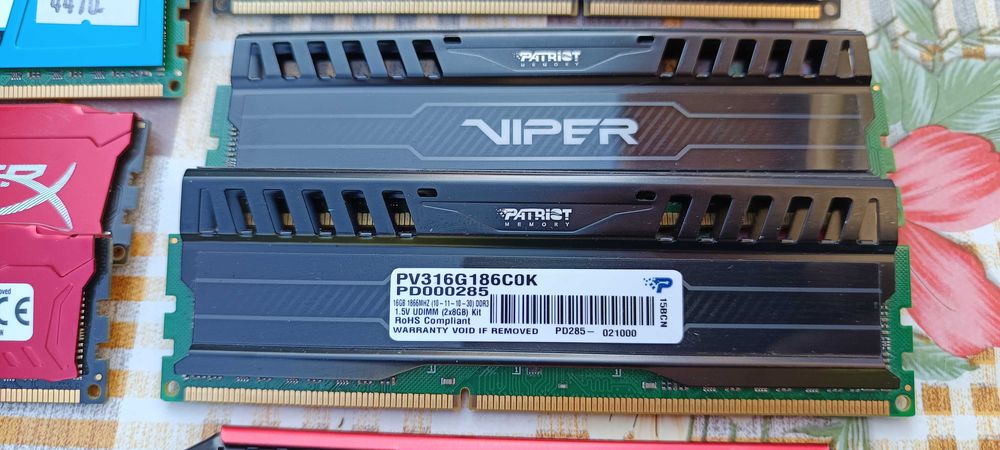 Kit memorii RAM PC DDR3 16Gb DDR3 1600 1866 2400 Mhz