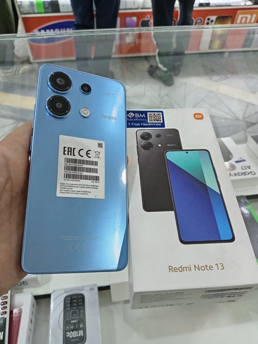 Redmi not 13 xotirasi 8/256 GB
