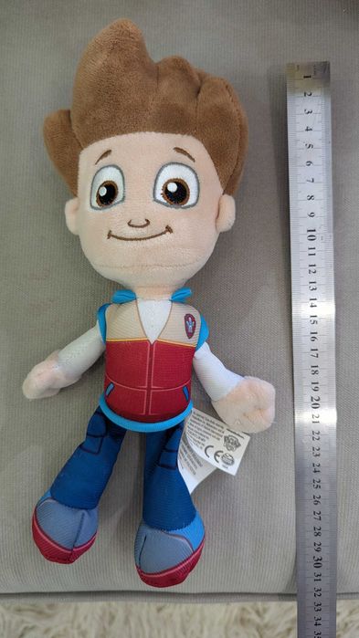 Комплект Paw patrol Пес Патрул лот от 5 плюшени играчки с Райдър